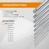 Набор шестигранных HEX ключей со сферической головкой 1.5-10 мм 10 шт, Г-образные, CrV RAGE 303140; УТ-00000315